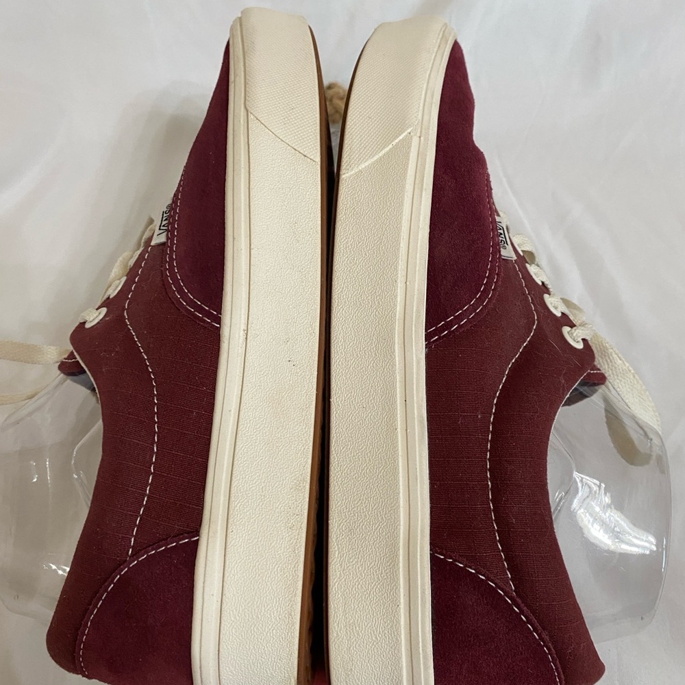 Vans Comfycush Era Shoes Suede sneakers, Wine Red, Men’s Size 8.5, Women’s 10 - Picture 7 of 12